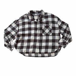 Scotch & Soda Amsterdam Flannel Brown Checkered Button Down Shirt